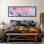 «Abstract Colorful Strokes Aurora Swirl», peinture abstraite encadrée sur toile-98041990-111176828