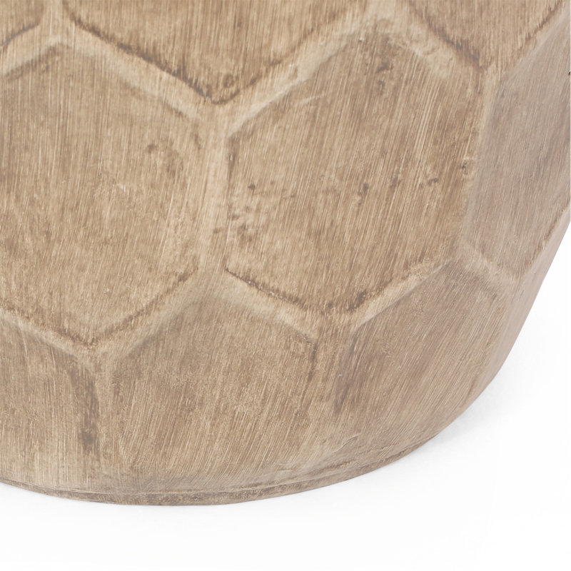 Table d'appoint d'extérieur en béton léger