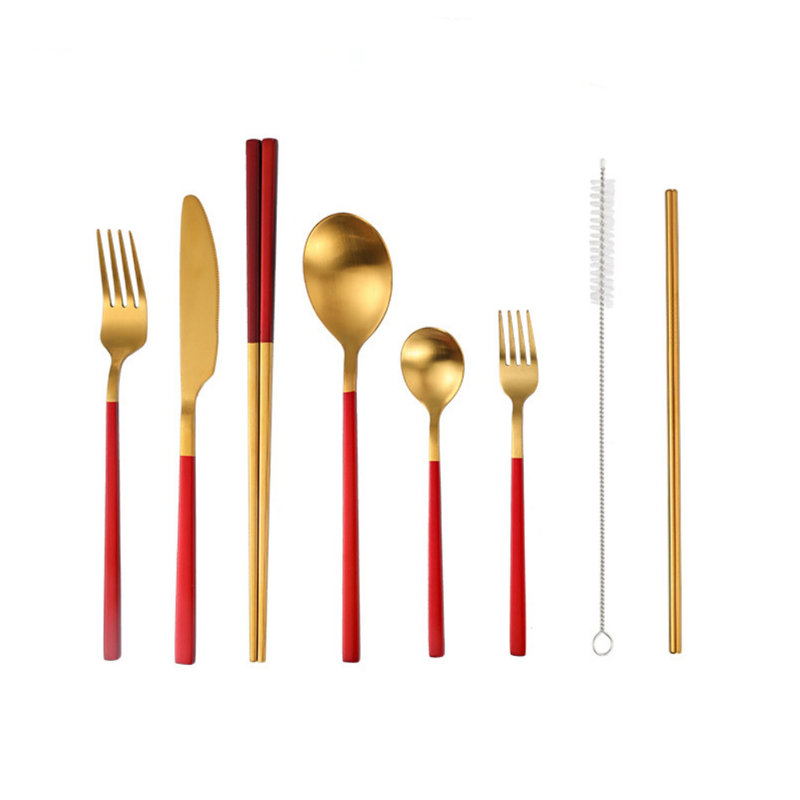 Ensemble de couverts Mercer41 Nisaa, Rouge