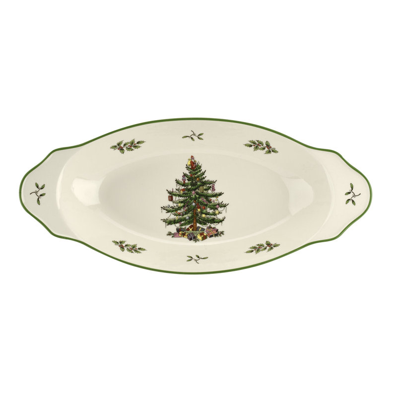 Spode Christmas Tree 2019 Handled Serving Platter