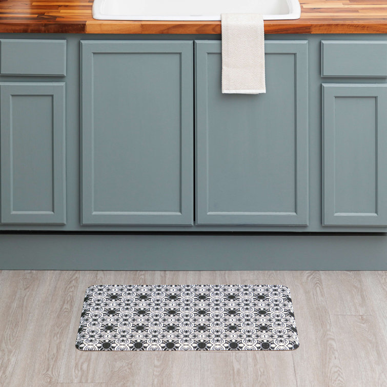 Kitchen Anti-Fatigue Mat Canora Grey Color: Light Gray