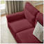 Canapé moderne à 3 places en tissu Snowfleece compressé, pour le salon, la chambre à coucher, le bureau et les espaces de divertissement-898306398