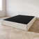 Tawnya 8'' Wood Box Spring with Black Linen Cover