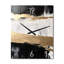 Dimensions horizontales abstraites or noir V - peinture abstraite horloge murale-99639875