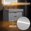 Meuble-lavabo mural en bois flottant avec plateau en acrylique blanc-771776058-771776060
