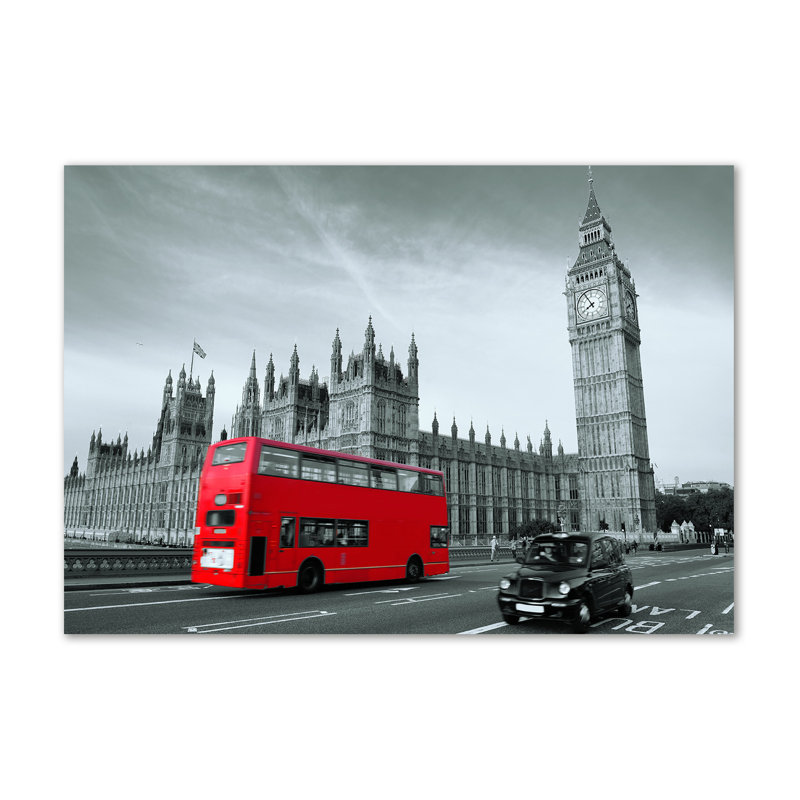 London Bus - Wrapped Canvas Print