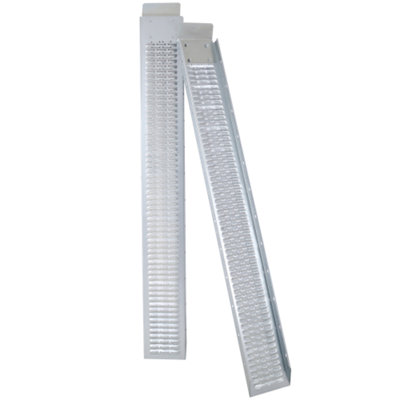 Loading Ramps, 960lbs Capacity Loading Ramps for Pickup Trucks, Steel Motorcycle Ramp, Dirt Bike Ramp for Truck, Lawn Mower, Snowblower, ATV, Quad, Pack of 2