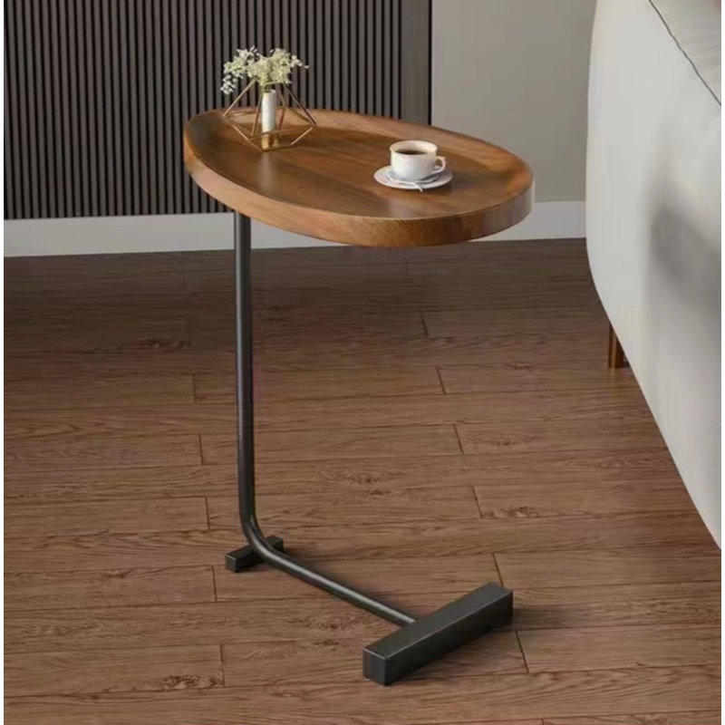 C-Shaped Side Table, Small Sofa Table For Living Room