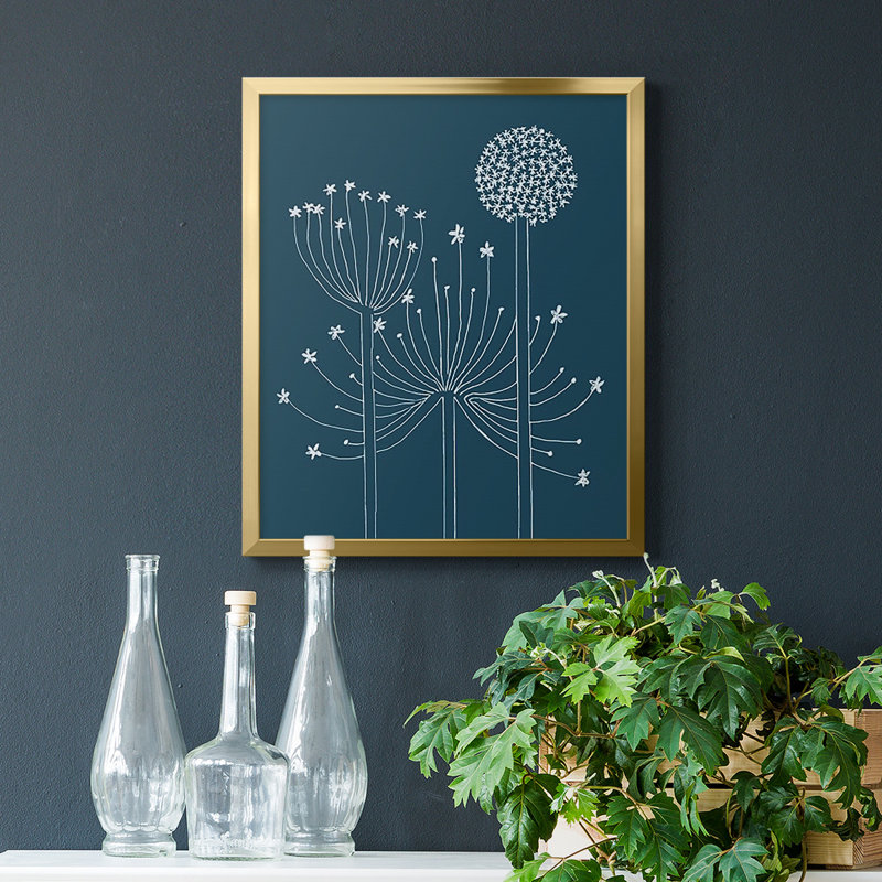 Toile graphique de qualité supérieure Alliums II, Or, H 24 po x l 20 po