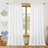 Semi Sheer Rod Pocket Curtain Panel with Tassel Fringe – Faux Linen Textured, Light Filtering, 1 Panel-509945924-509945932