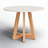 Oleta Oak Round Marble Top Dining Table-102710694