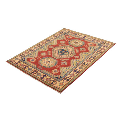 Raijon One-of-a-Kind 5'3" X 6'6" New Age Wool Area Rug in