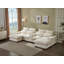 Canapé modulaire moderne avec console, port de charge USB, lampe de lecture, porte-gobelet, beige-732667598