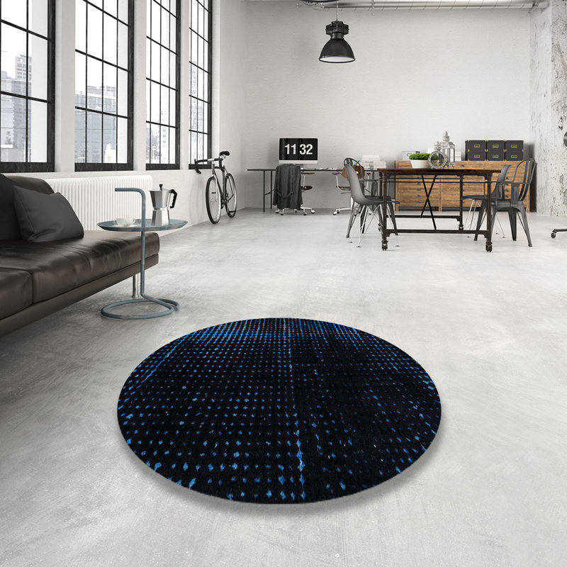 Tapis abstrait moderne 4396, Rond 4 pi
