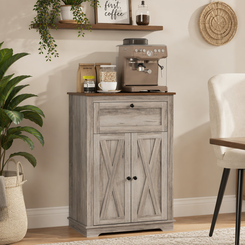 Armoire grise avec tiroir Gray Farmhouse