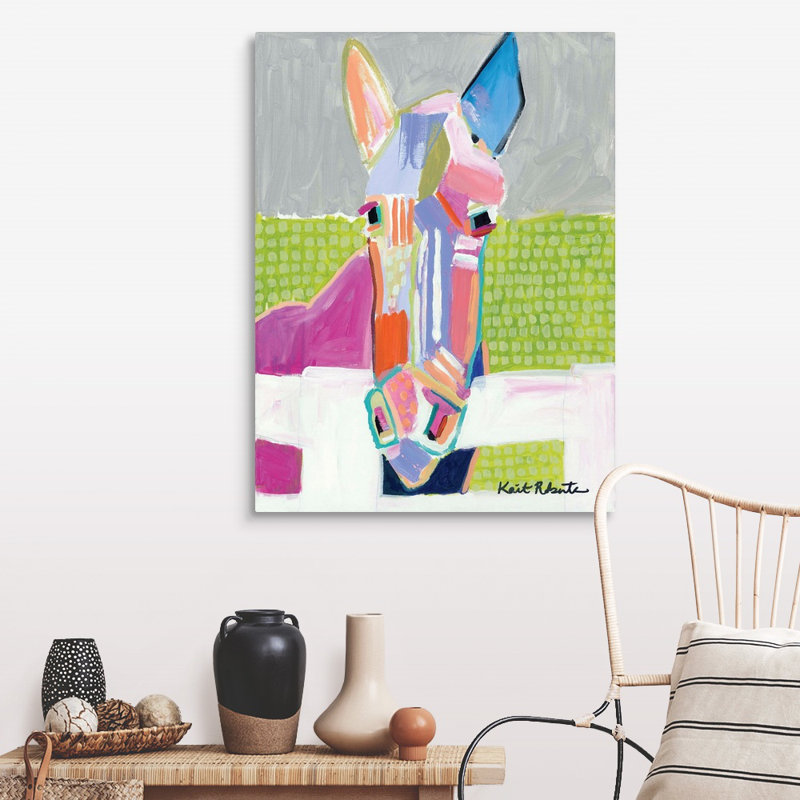 « Darlin » par Kait Roberts, reproduction d’art sur toile, H 40 po x l 30 po x P 1,25 po, Toile tendue