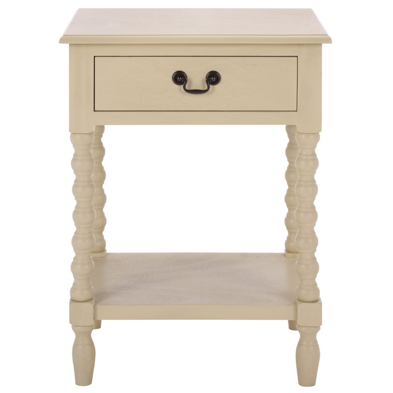 End Table with Storage, Sand