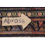Tapis à teinture de légumes Kazak antique bleu marine 4 x 6