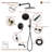 Calder Complete Shower System with Rough in-Valve-61901552