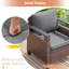 Ensemble de canapé de patio 6 pièces avec table d'appoint, canapé en PE en rotin avec coussin-108198415