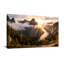 Paysage et nature Mountain Valley Sunrise Clouds Forest River Peaks Light-419516131