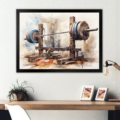 Haltérophile - Art mural haltérophile