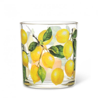 Porte-bougie citrons