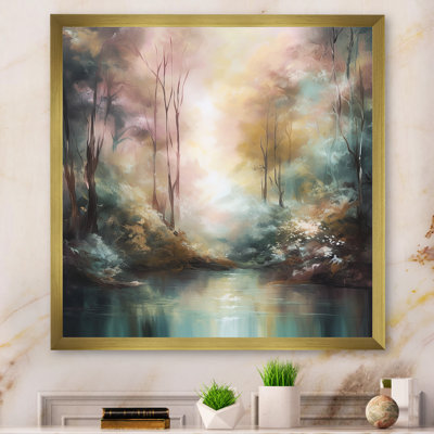 «Whimsical Stream - Mountains», art mural