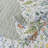HoneiLife California King Size 3‑Piece Small Floral Quilt Bedding Set, Soft Blended Fabric Coverlet with Matching Pillow Shams, White-124529157-124529155