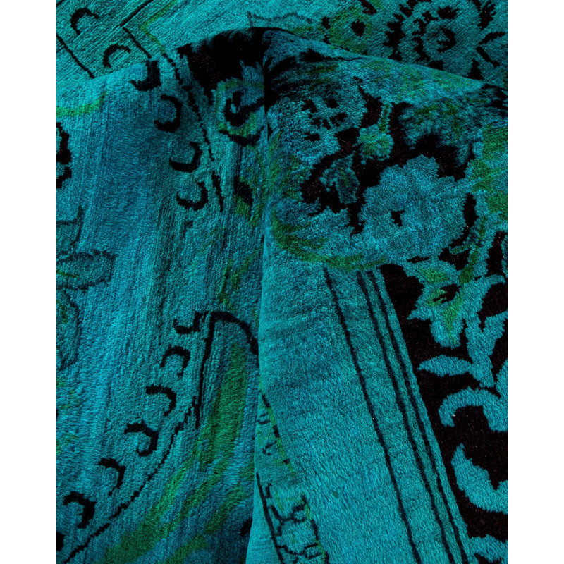 Weirsky One-of-a-Kind 8'1" X 10'3" New Age Wool Area Rug in Blue