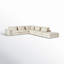 Canapé modulaire de 130 po avec repose-pieds Palla-82703785-118588343
