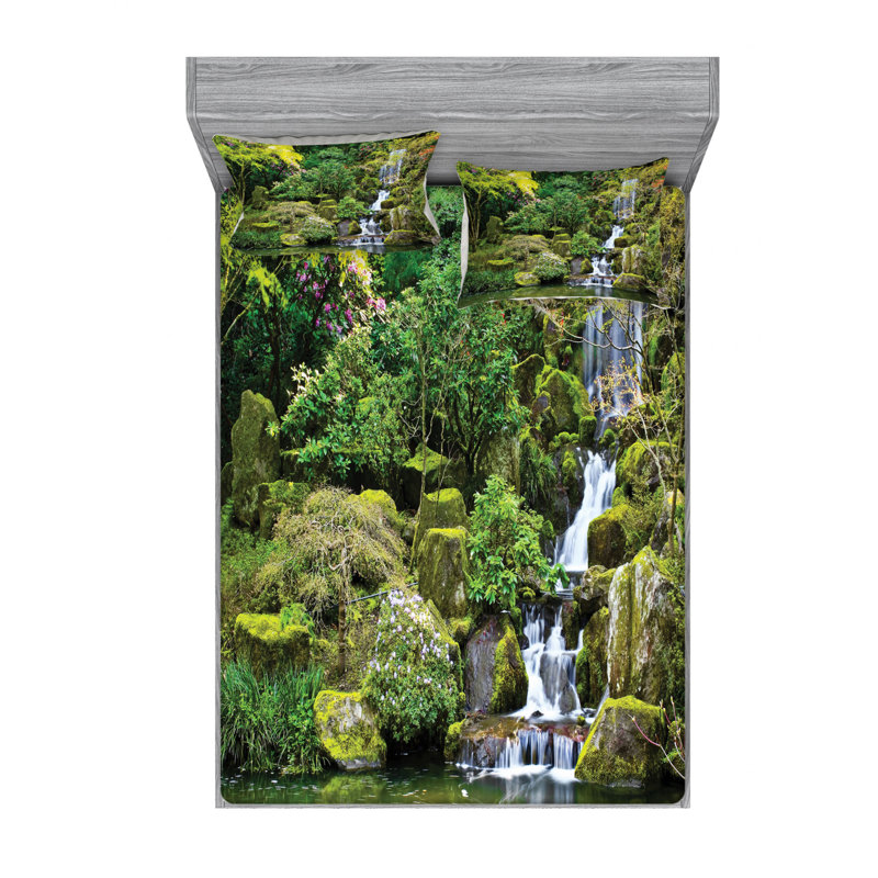 Microfiber Sheet Set, Queen Sheet Set with Fitted Sheet