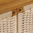 Ella 35" Handwoven Danish Cord Sideboard In Light Brown