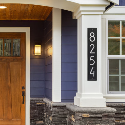 Vertical Modern Personalized Wall Mount