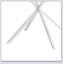 Table d'appoint 47,24 po Modern