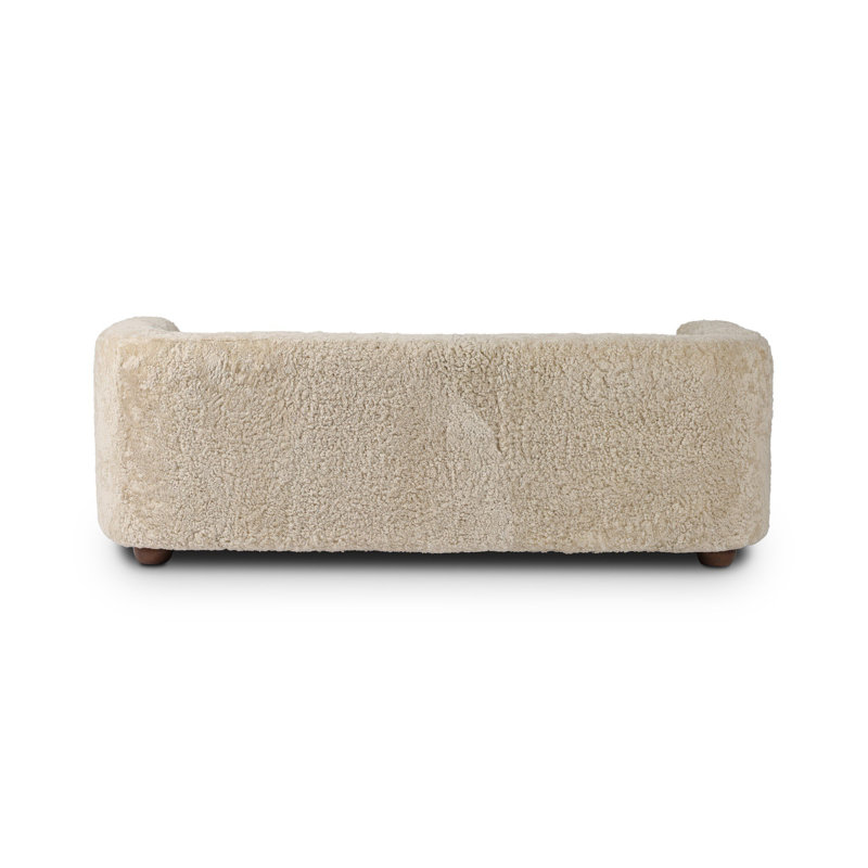 Lovatt Sofa-84", Beige Shearling