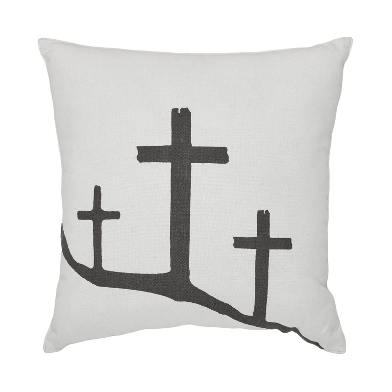 Risen Cotton Reversible Throw Pillow