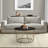 Kimberyl Glass Top Coffee Table