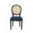 Kandy 19.5'' H Upholstered Cane Back Side Chair-996997094