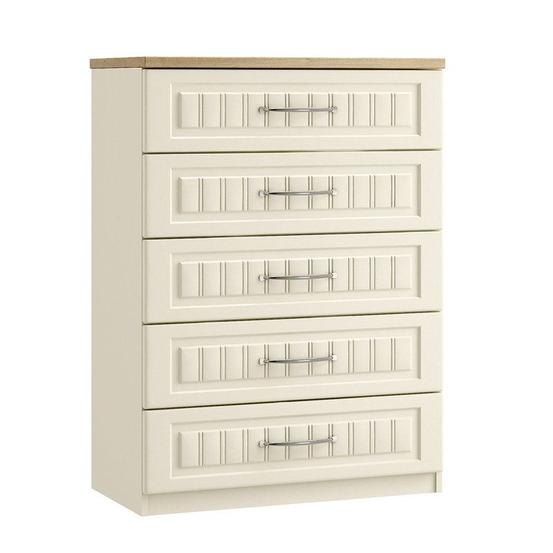 77cm W 5 - Drawer Chest of Drawers