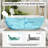CASAINC 67" Acrylic Whirlpool and Air Bath Soaking Combination Tub with 6 Massage Jets & 8 Air bubbles & 8 LED Lights
