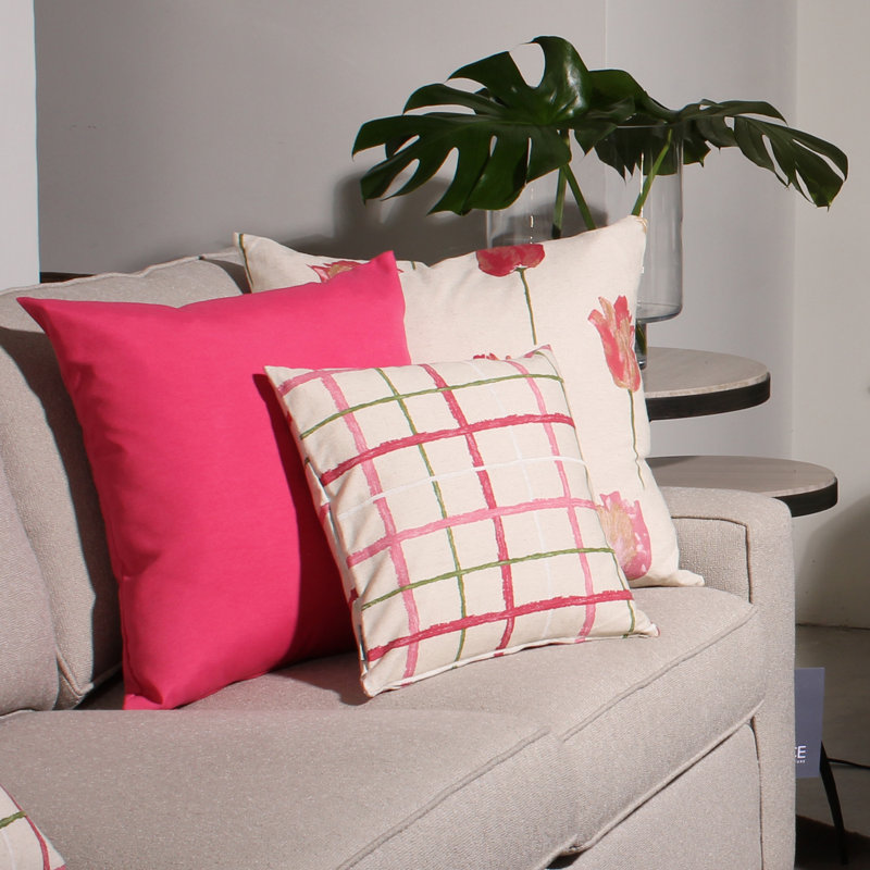 Albany Geometric Cotton Blend Throw Pillow