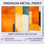 Ineva - formes abstraites, impression sur métal moderne-1478012566