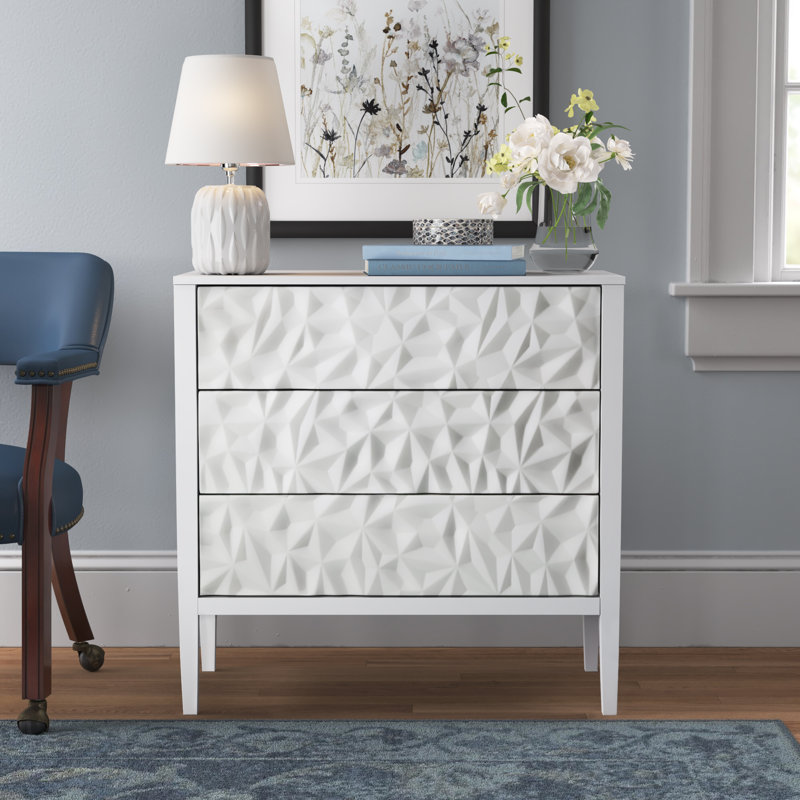 Adderly Accent Chest, White