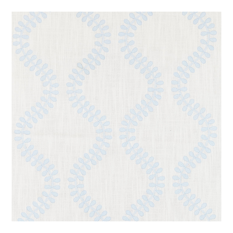Botanica Foglia Embroidery Fabric, Sky