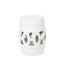 Tabouret tambour en céramique émaillée 10,5 po x 17 po - Table d'appoint intérieure / extérieure - Tabouret de jardin décoratif