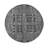Zyera One-of-a-Kind Round 8'1" X 8'1" New Age Round Wool Area Rug Grey