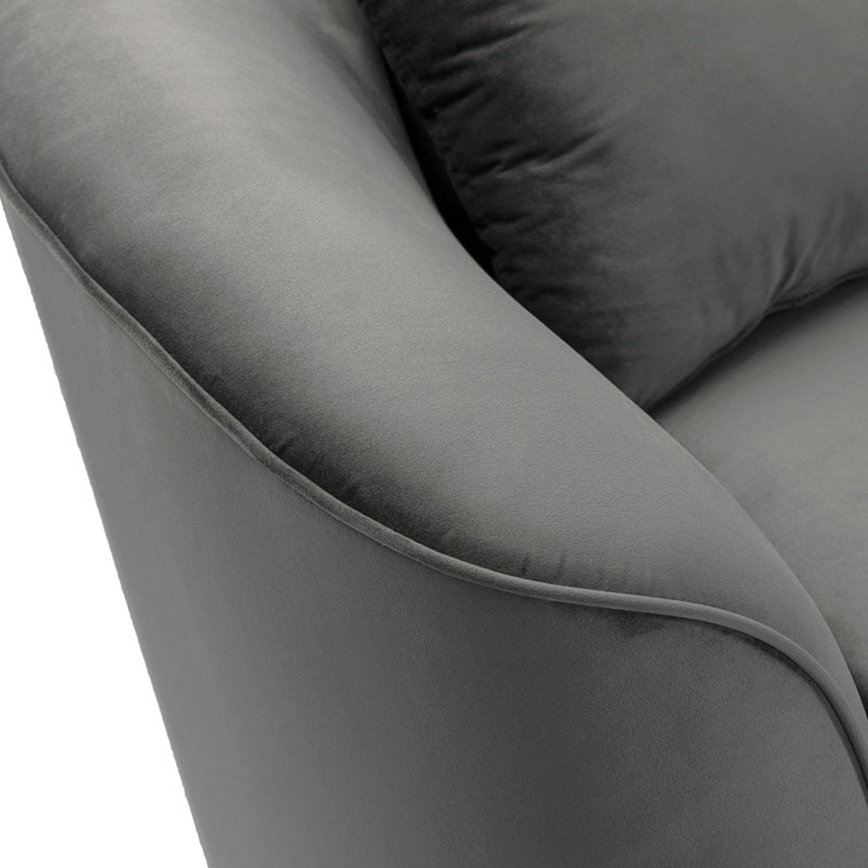 3-Seater Sofa With Streamlined Design