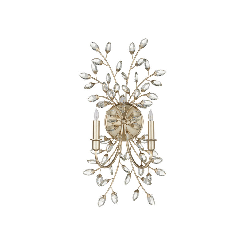 Forget-Me-Not 2 - Light Candle Wall Light, Silver