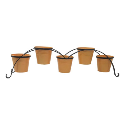 Brock Metal Pot Planter